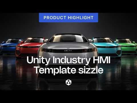 Unity Industry HMI Template sizzle