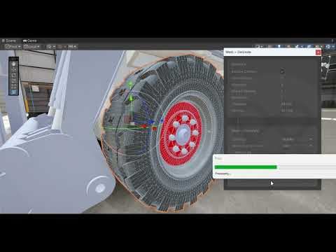 Optimizing 3D data for interactive applications with Unity Asset Transformer