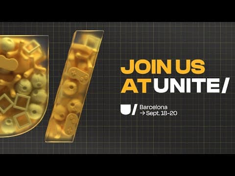 Основное выступление на конференции Unite