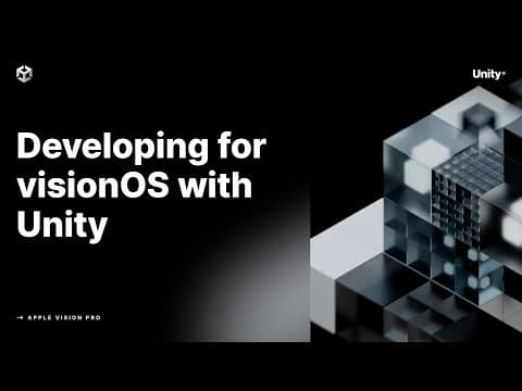 Разработка для visionOS с Unity