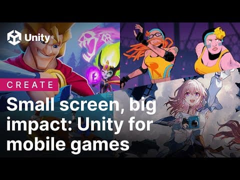 Unity для мобильных игр