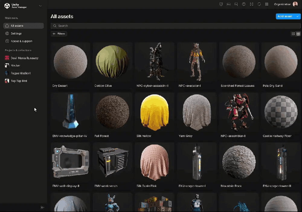 New asset side panel image