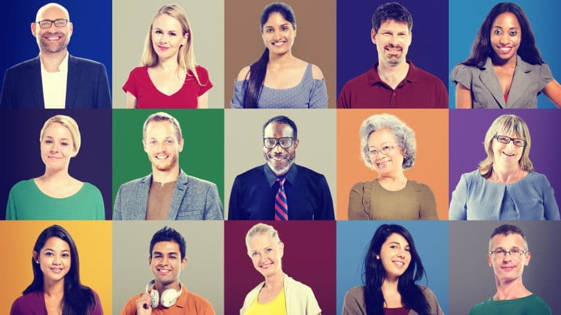 Collage von Lehrkräften