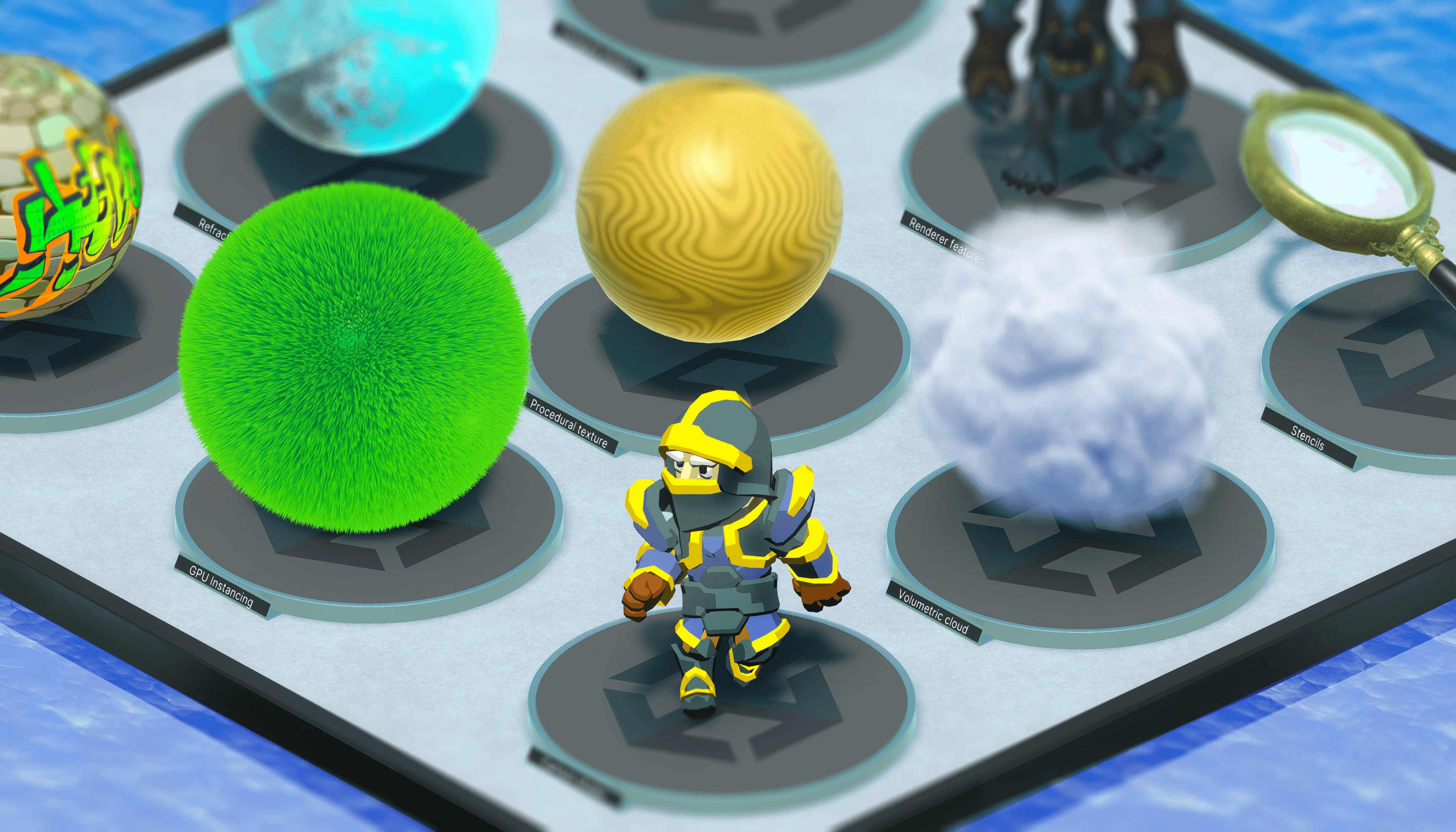 Создавайте популярные шейдеры и визуальные эффекты с Universal Render Pipeline