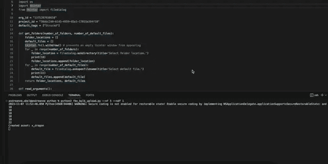 Unity Cloud Python SDK image