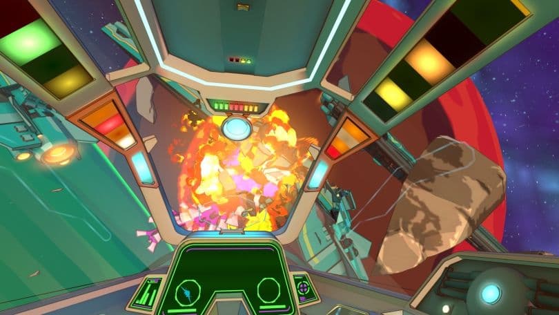 Пример кабины сцены URP