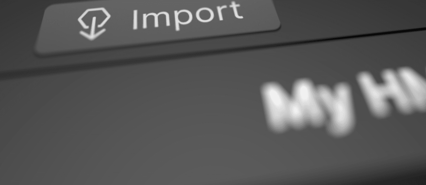 2D Design Import Window image