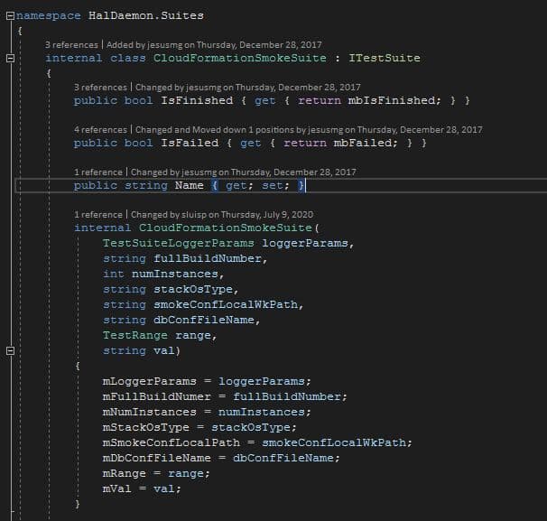 Visual Studio CodeLens и система контроля версий Unity
