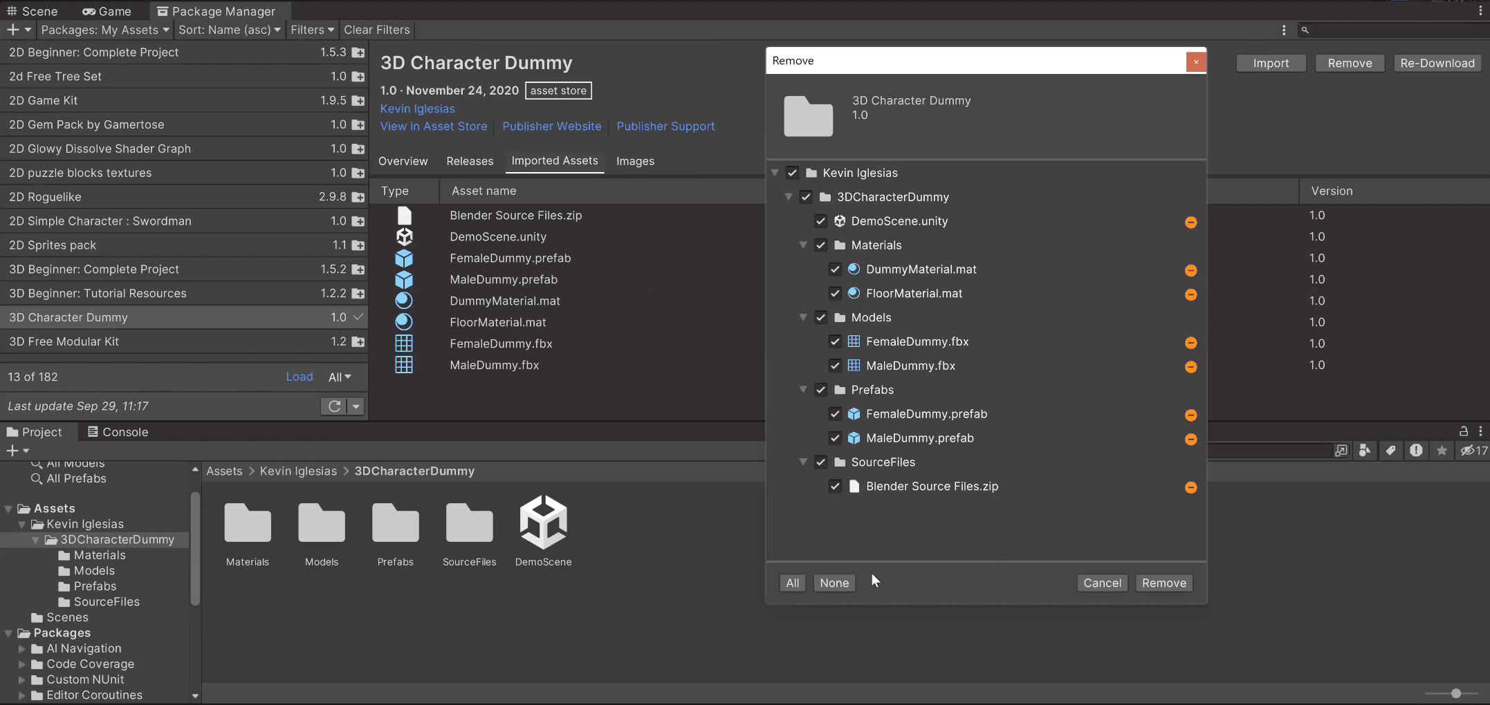 Asset Store .unitypackage Package Consumption Experience Improvements image