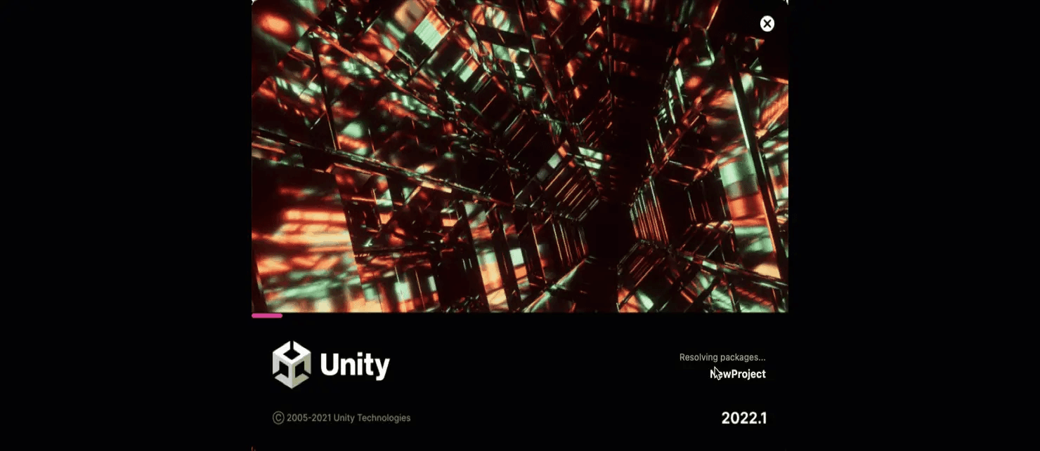 Show Package Download Progress at Project Load image