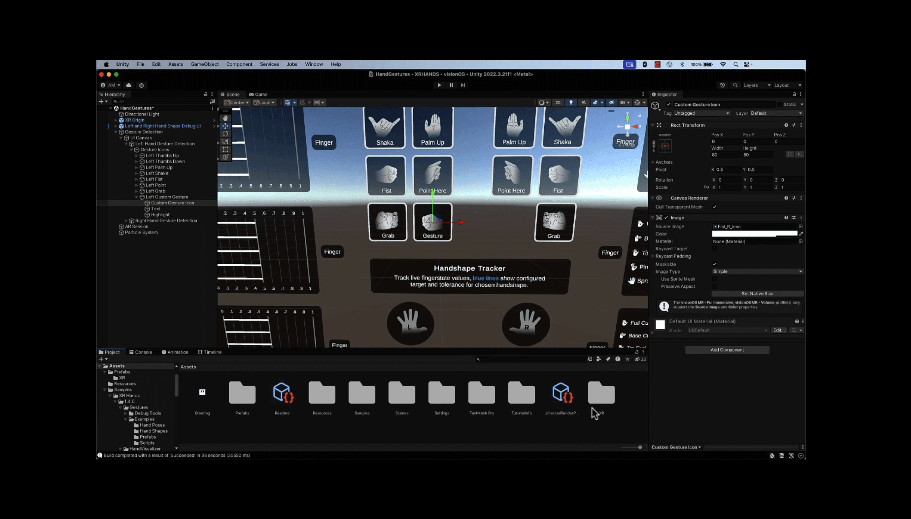 Основы XR Hands