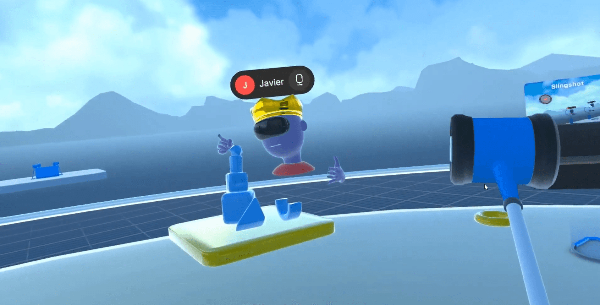 Шаблон многопользовательской игры для VR