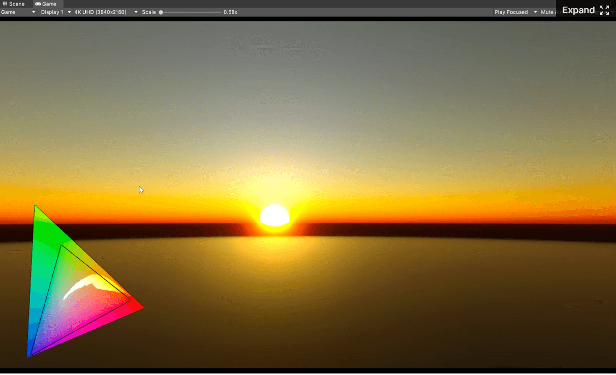 High Dynamic Range Display Output image
