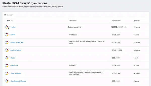 New web experience in the Unity Dashboard image