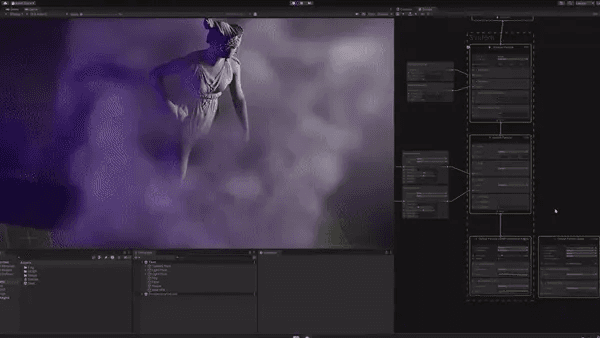 Generate Volumetric fog with VFX Graph particles image