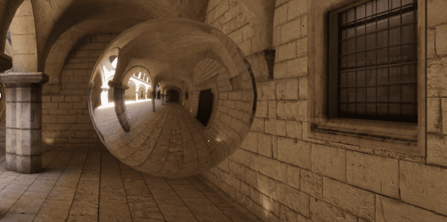 Reflection Probes Relighting image