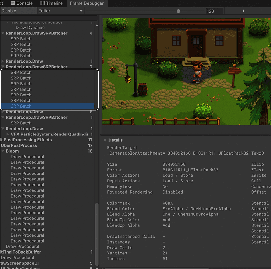 SRP Batcher for 2D Renderers image