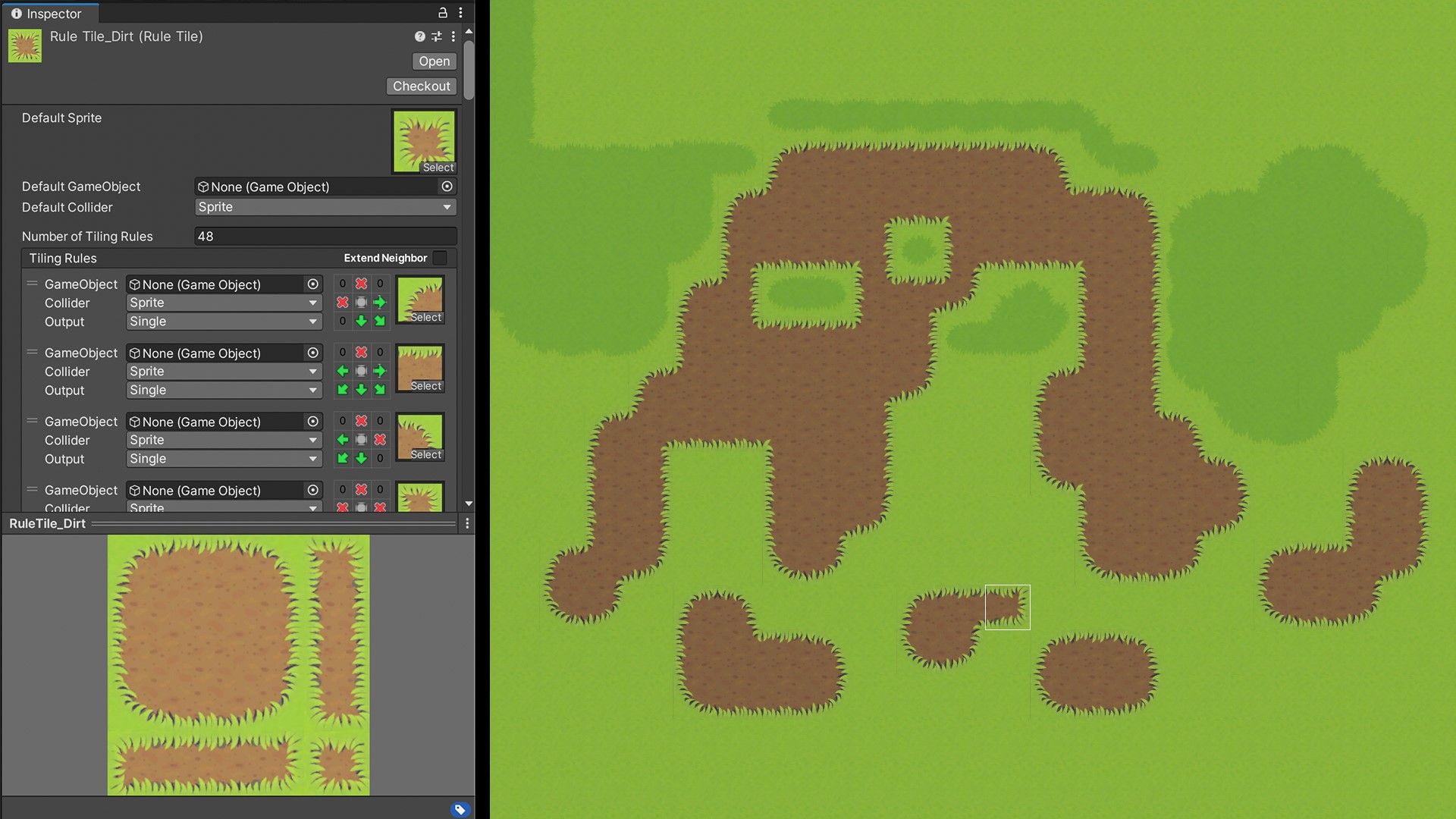 Пример плиток пути