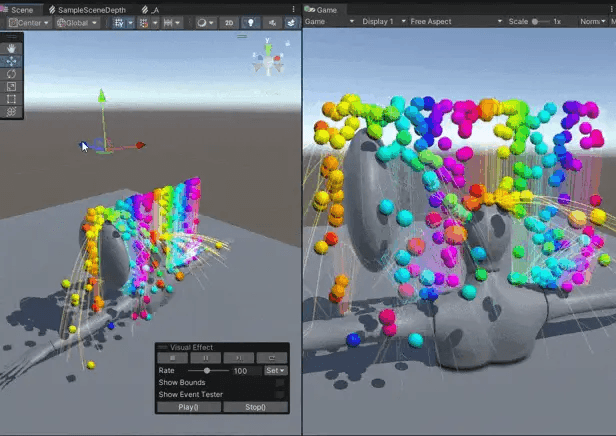 Access to URP Camera Depth and color buffers image