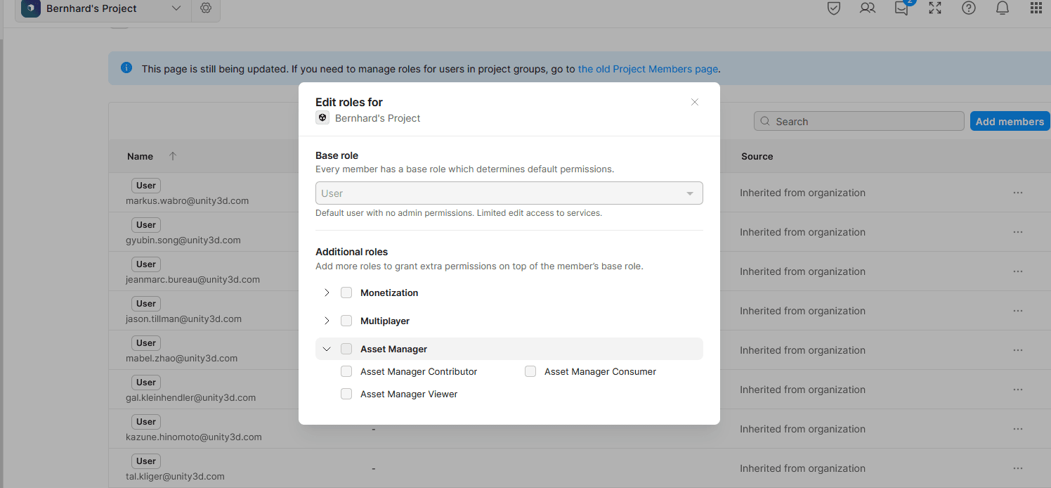 Role Based Access Control on Projects image