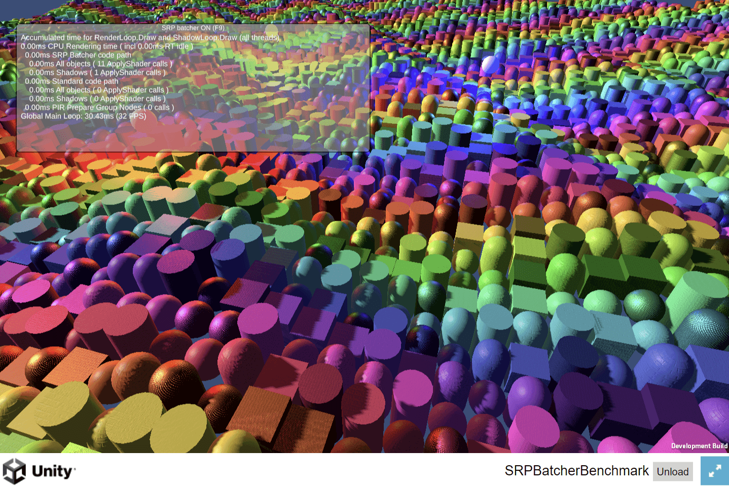 SRP Batcher compatibility for WebGPU image