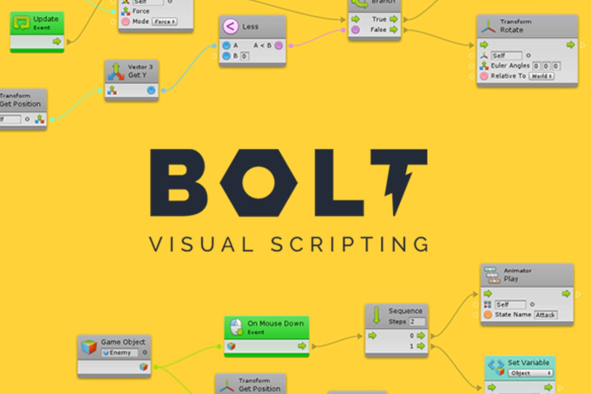 Visual scripting for Unity 2019 LTS & 2020 LTS with Bolt image