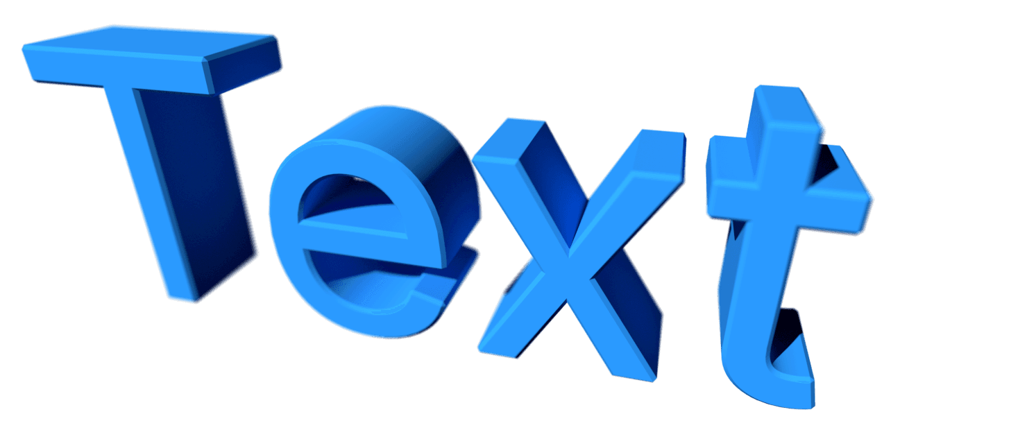 Extruded 3D Text image