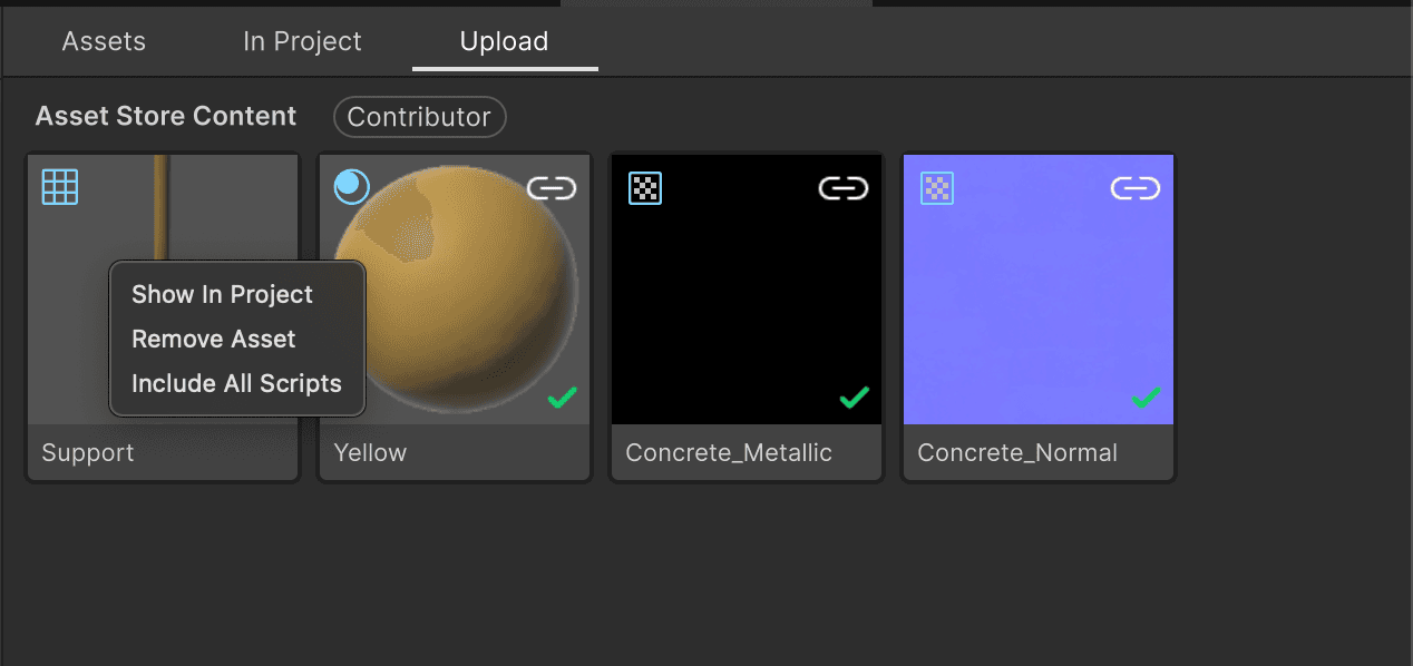 Option to include all script dependencies image