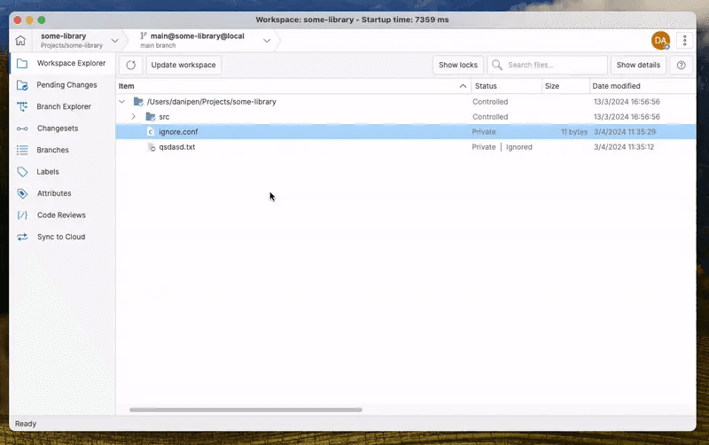 Quick branch switching image