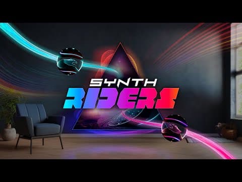 Synth Riders Gameplay | Apple Vision Pro
